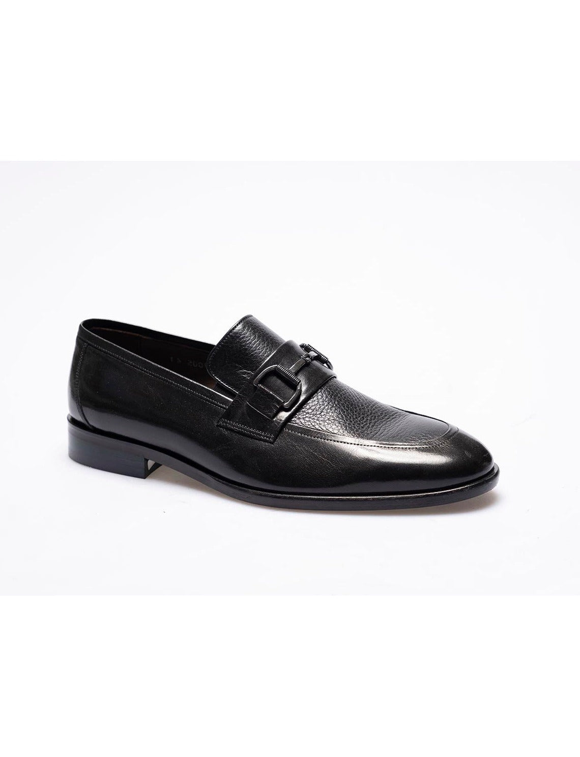 Men  Black  Genuine Leather Classic Shoes