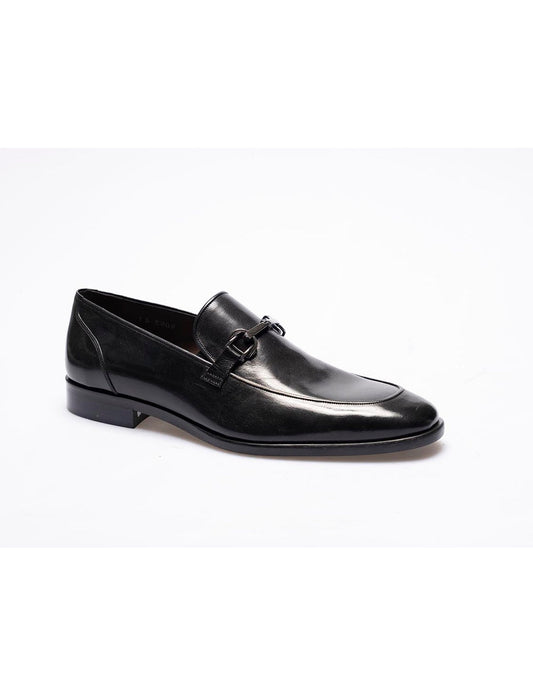 Men  Black Genuine Leather Classic Shoes