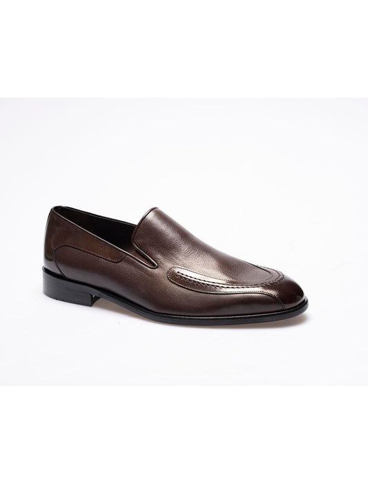 Men  Brown  Genuine Leather Classic Shoes