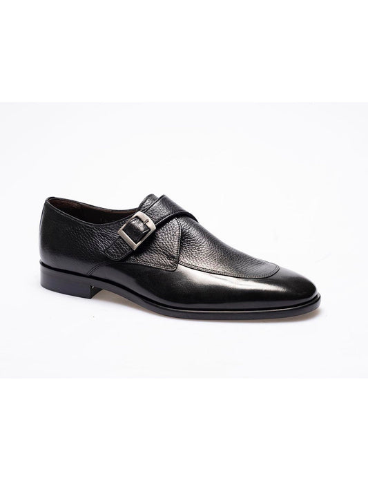 Men Black Genuine Leather  Classic Shoes