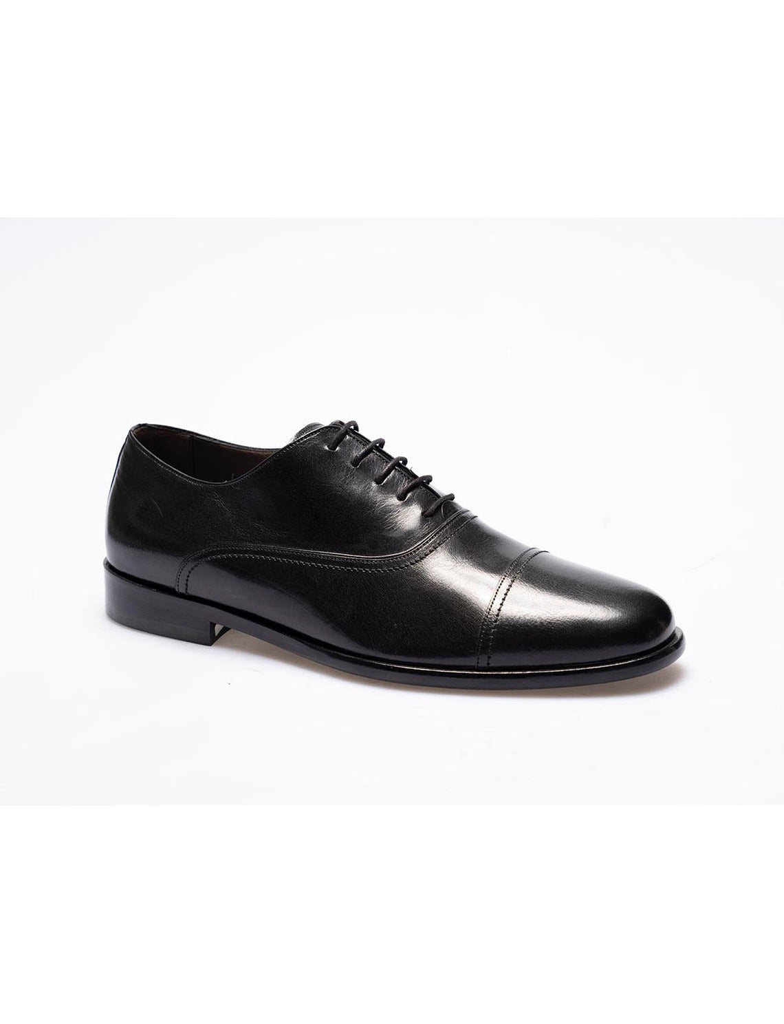 Men  Black Genuine Leather Classic Shoes