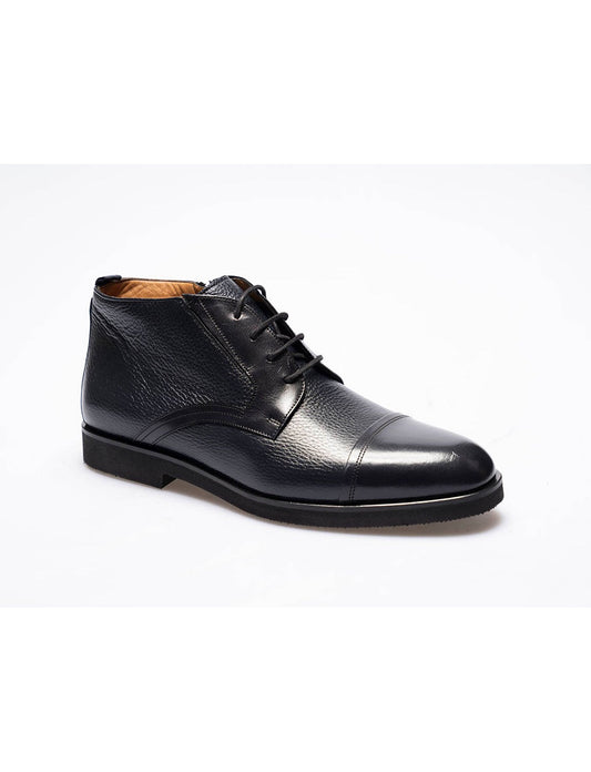 Men Black  Genuine Leather Classic Shoes