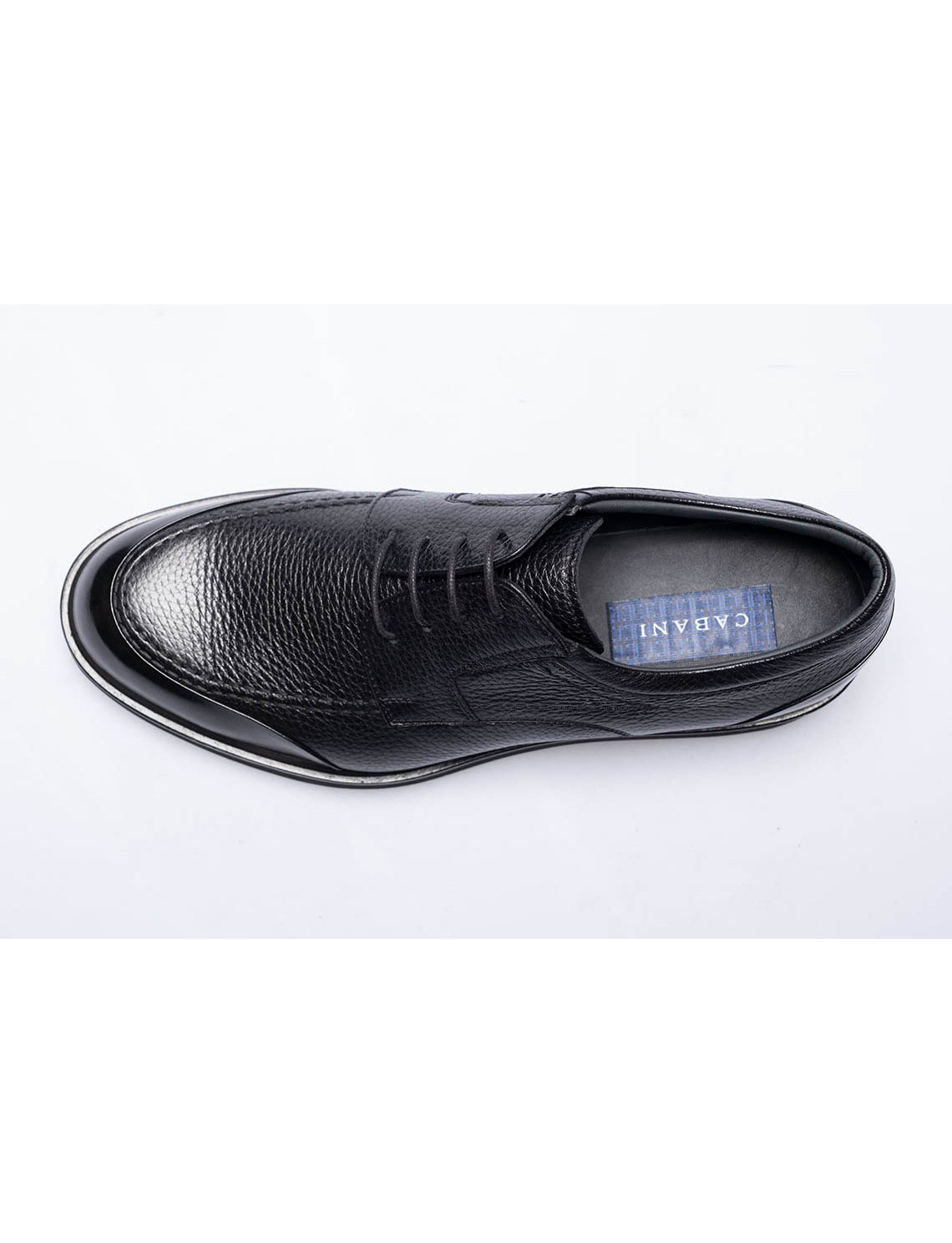 Men Black  Genuine Leather Classic Shoes