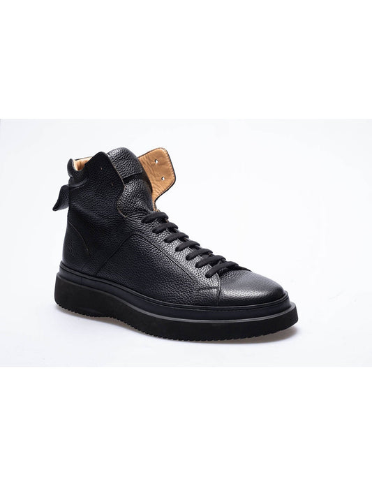 Men Black  Genuine Leather Classic Shoes