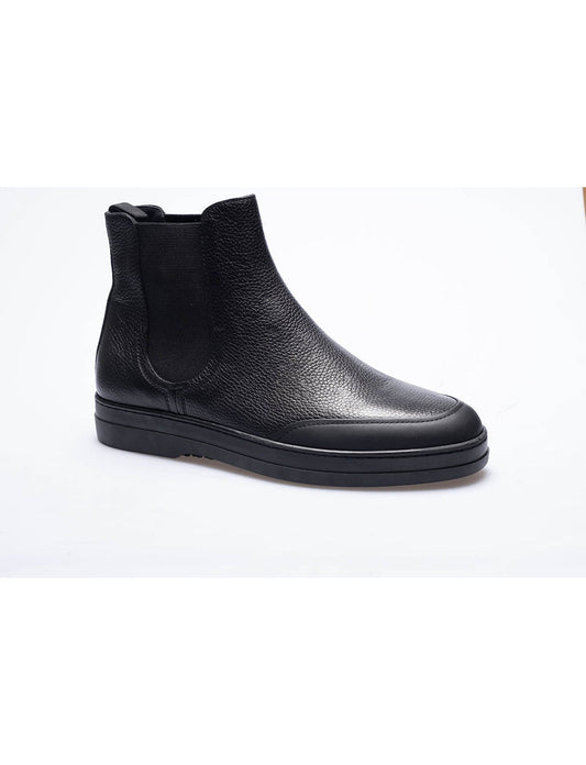 Men Black   Genuine Leather  Classic Shoes