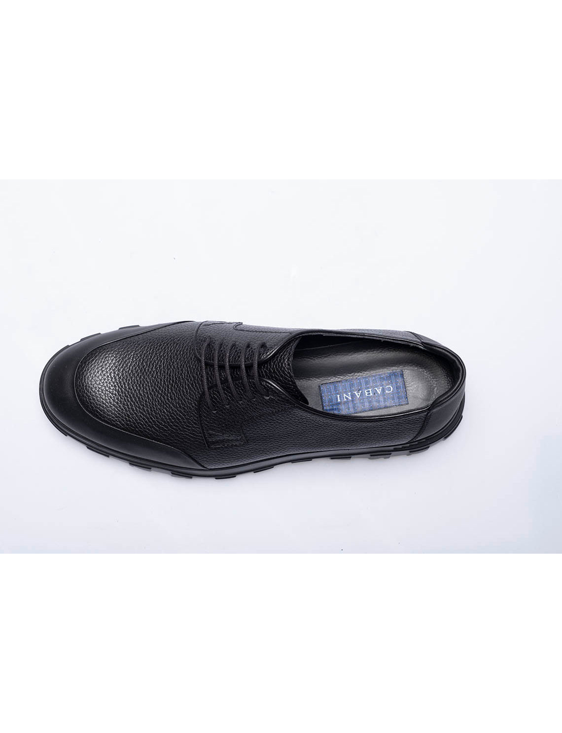 Men  Black  Genuine Leather Classic Shoes