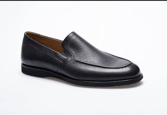 Men Black   Genuine Leather Classic Shoes