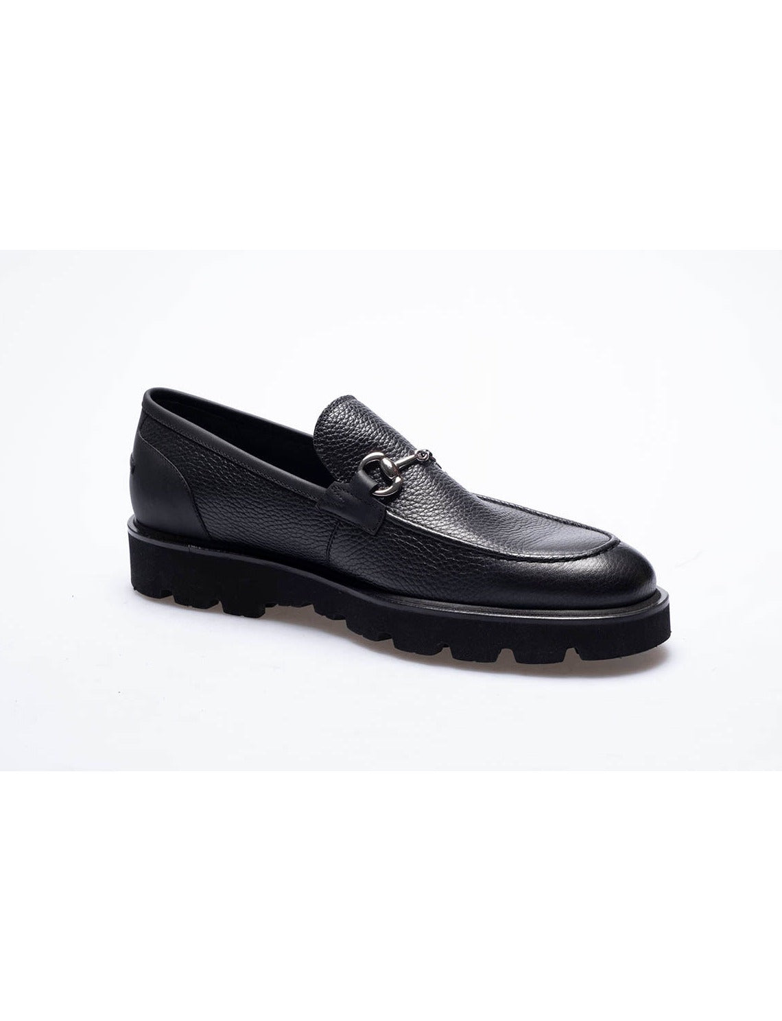 Men Black Genuine Leather Classic Shoes