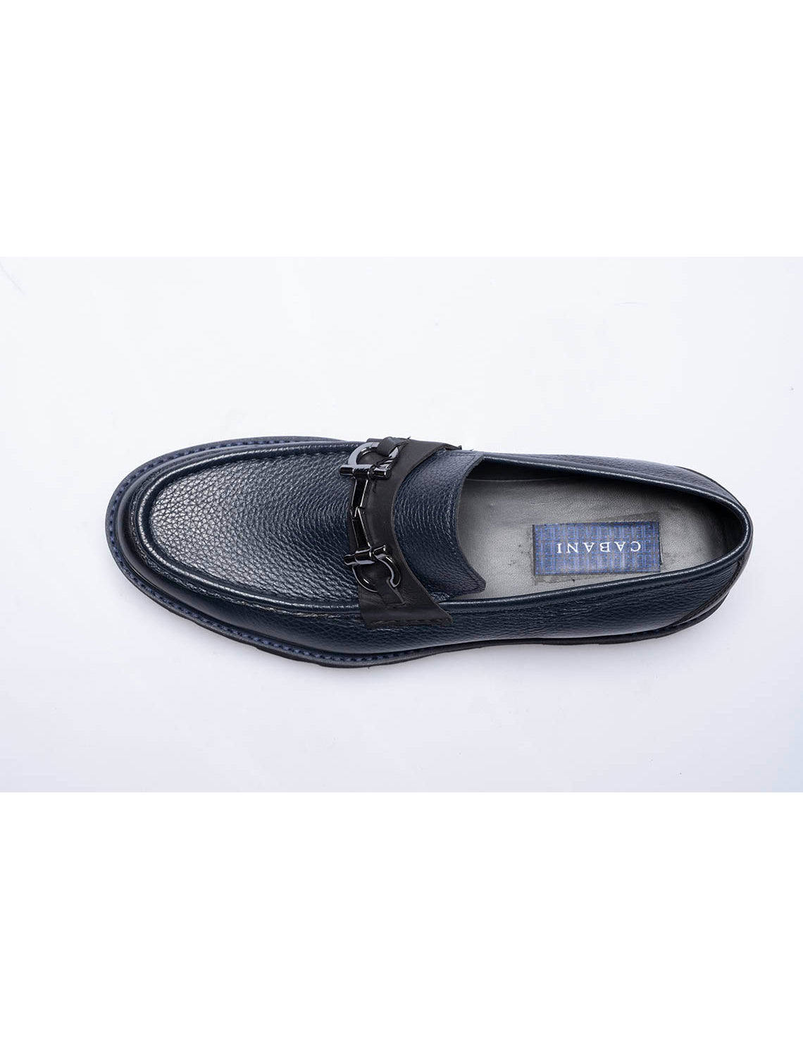 Men  Navy-Blue Genuine Leather  Classic Shoes