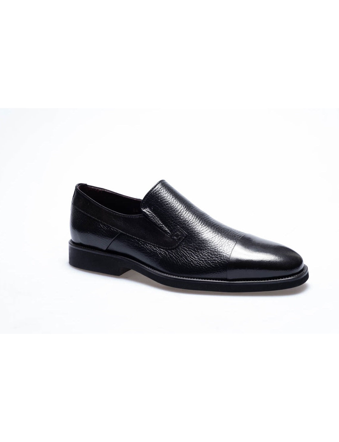 Men  Black Genuine Leather Classic Shoes