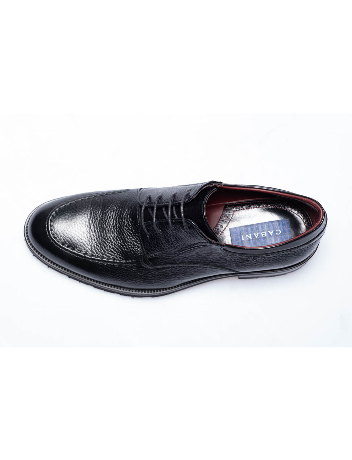 Men  Black Genuine Leather Classic Shoes