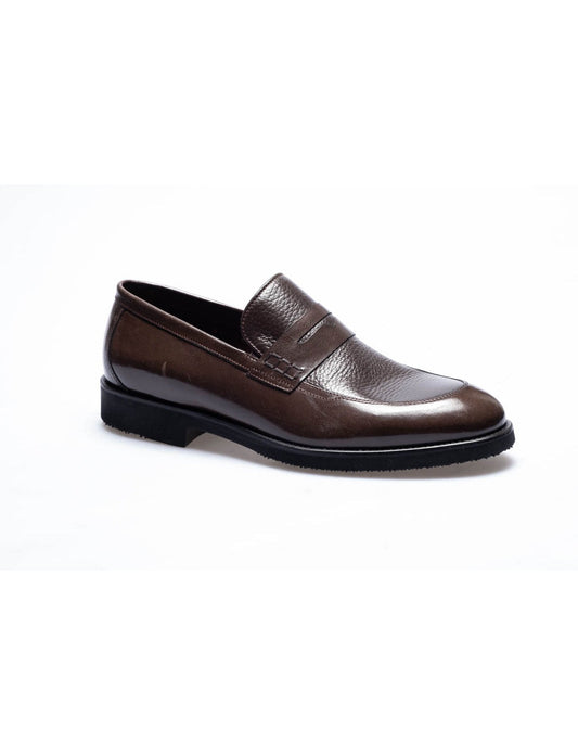 Men Brown  Genuine Leather Classic Shoes