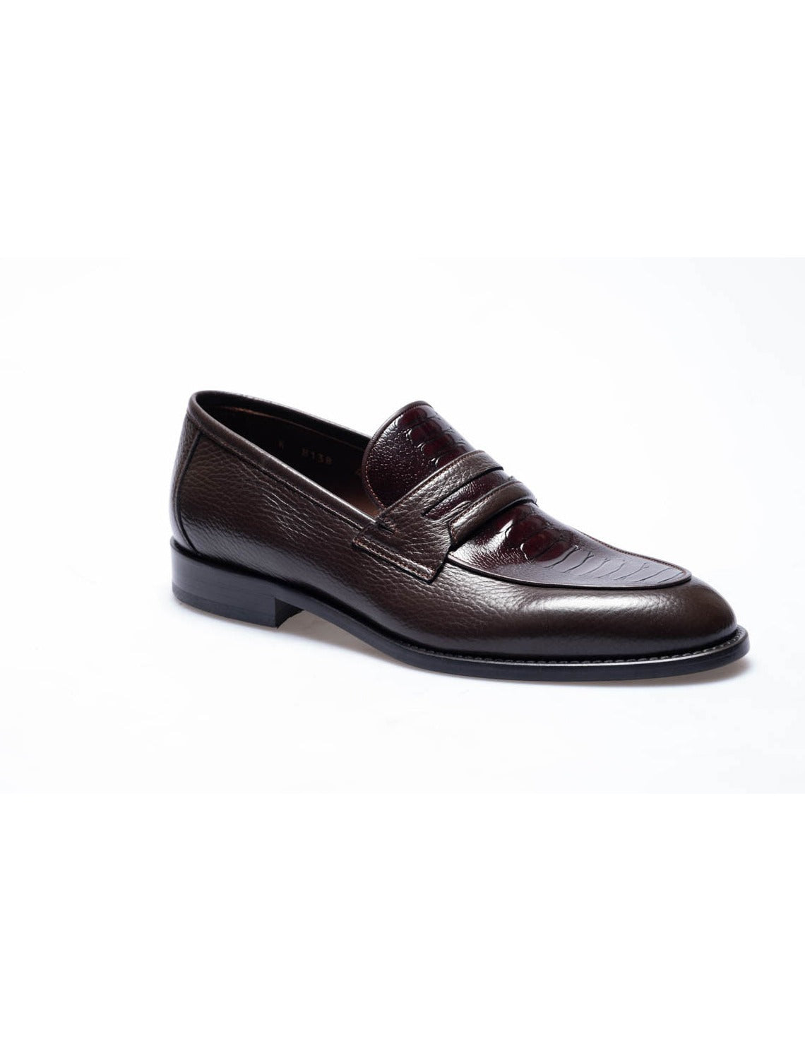 Men Brown  Genuine Leather Classic Shoes