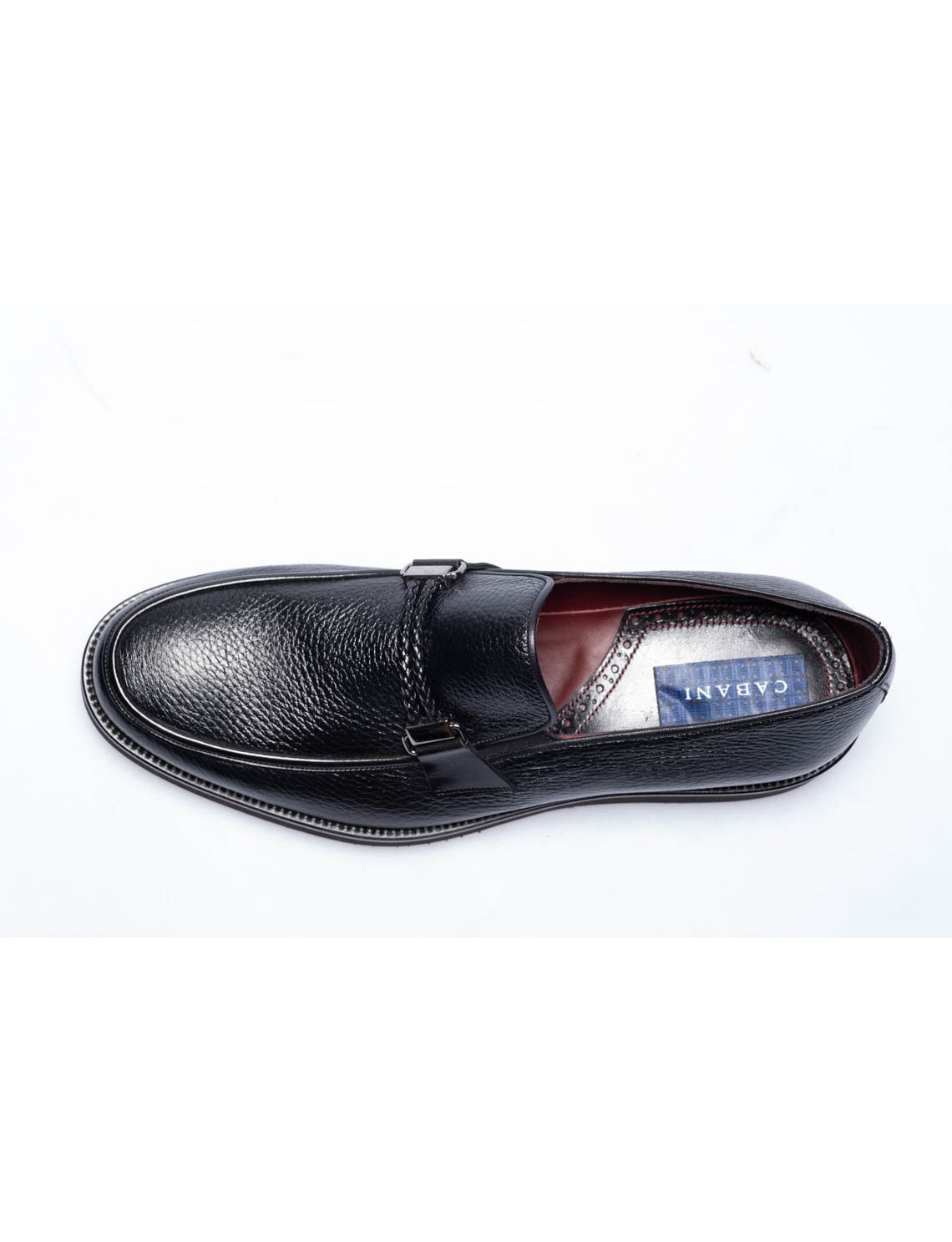 Men  Black Genuine Leather Classic Shoes