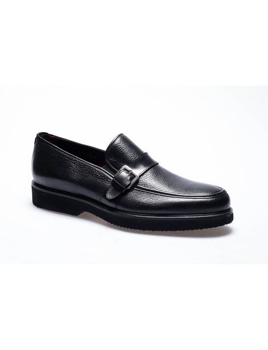 Men Black Genuine Leather Classic Shoes