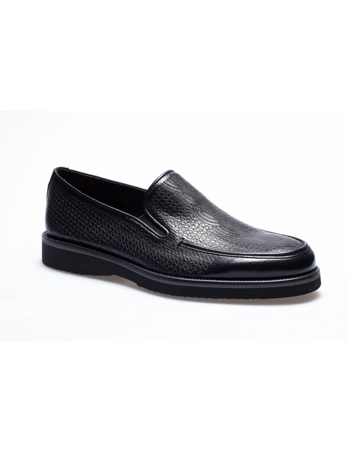 Men Black  Genuine Leather Classic Shoes