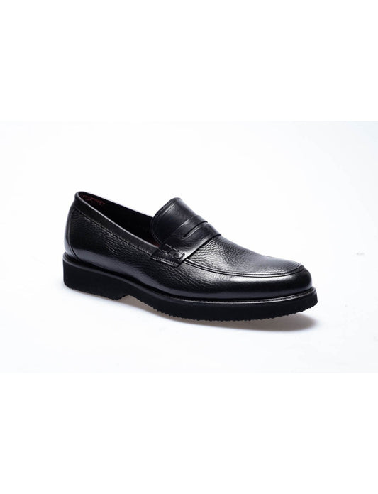 Men Black   Genuine Leather Classic Shoes