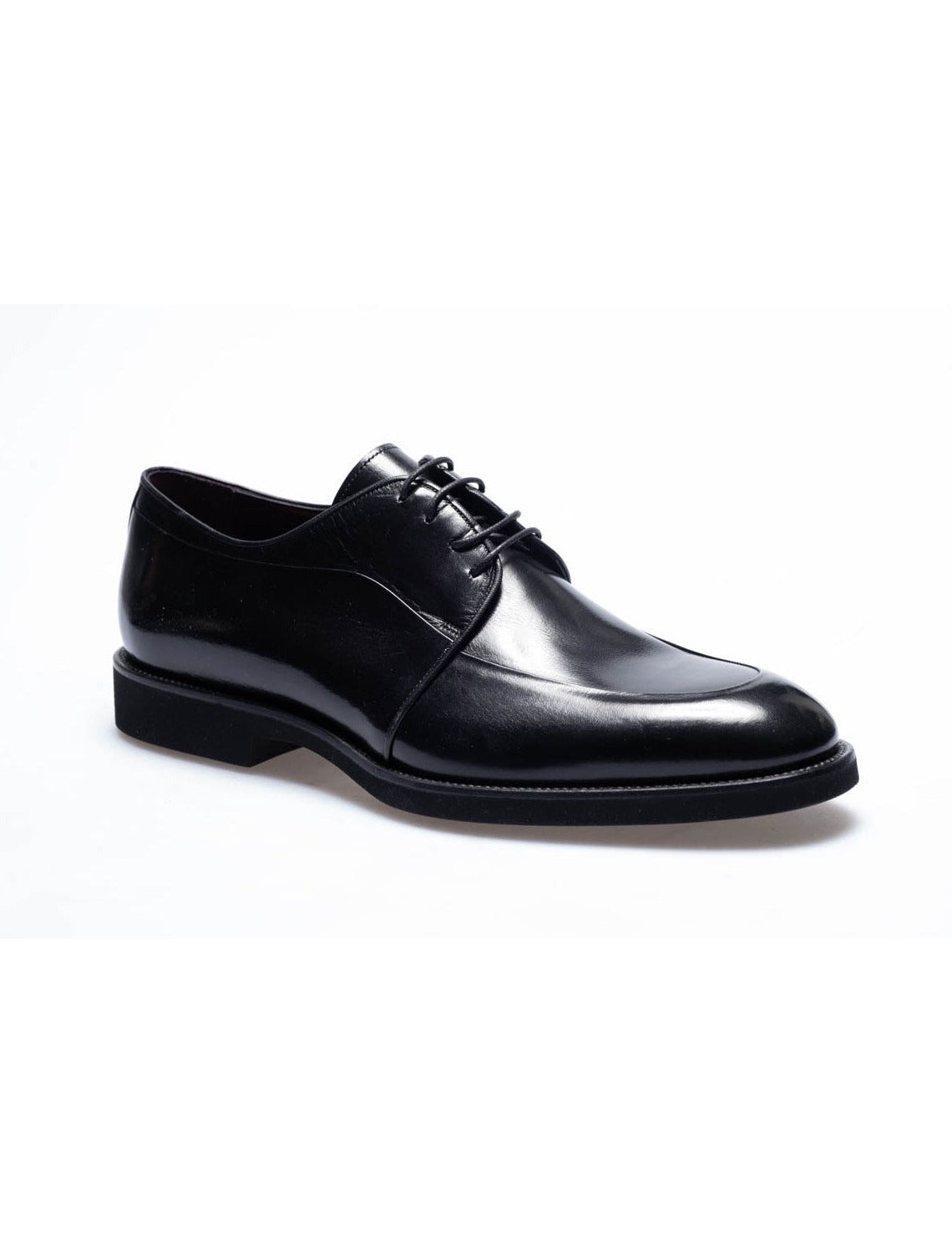 Men  Black Genuine Leather Classic Shoes