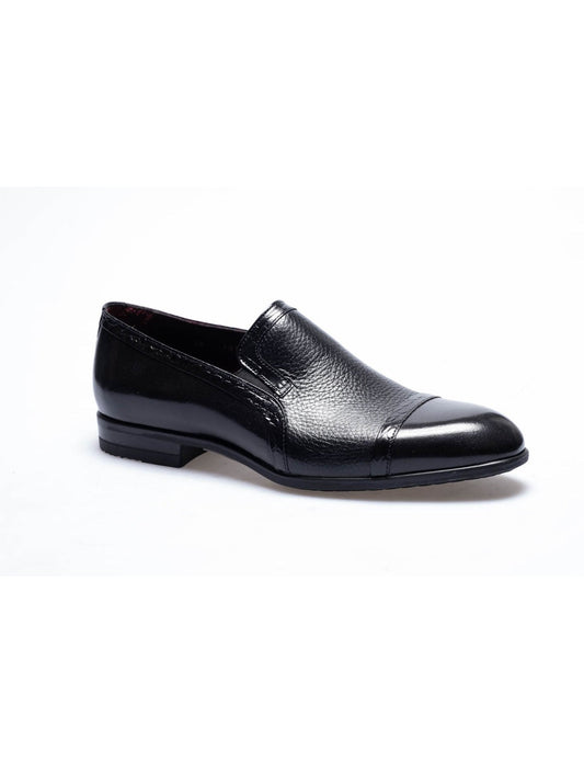 Men Black  Genuine Leather Classic Shoes