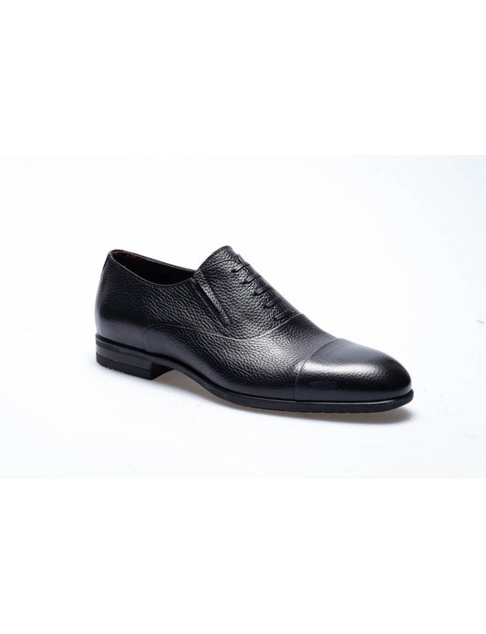 Men  Black Genuine Leather Classic Shoes