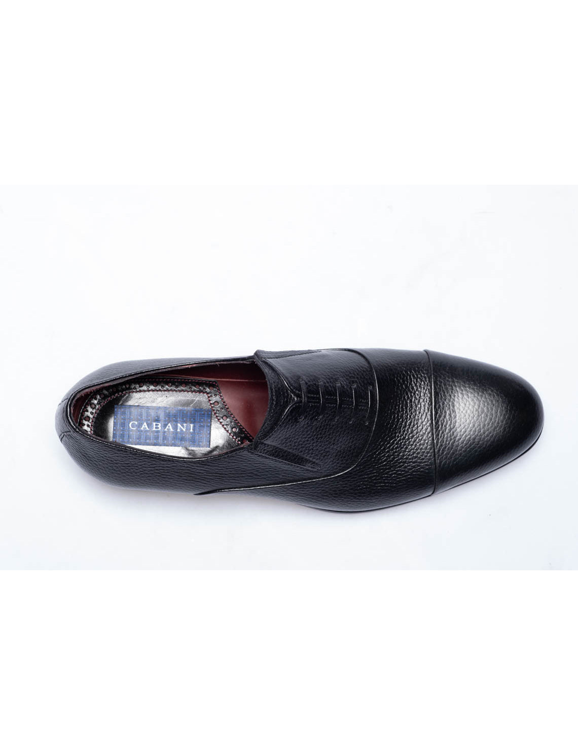 Men  Black Genuine Leather Classic Shoes