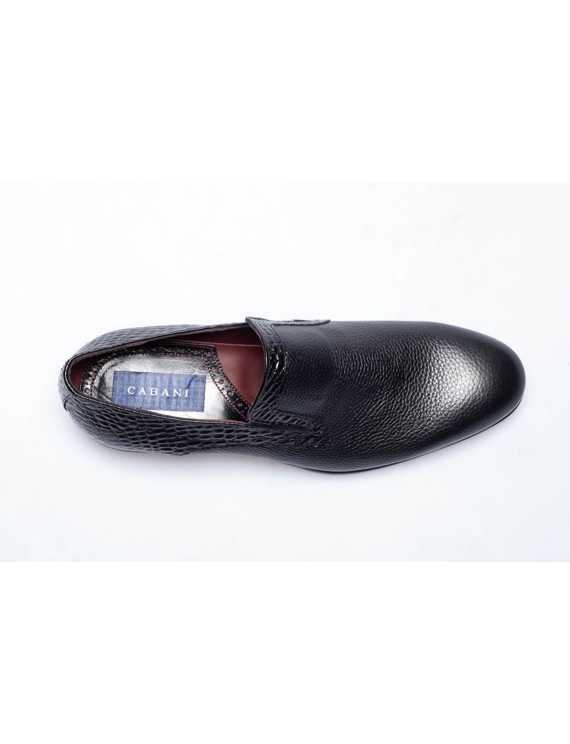 Men Black Genuine Leather Classic Shoes