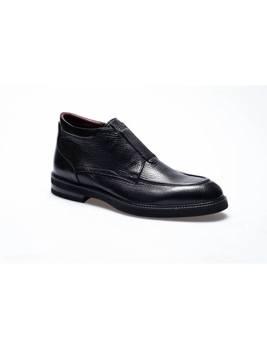 Men Black Genuine Leather Classic Shoes