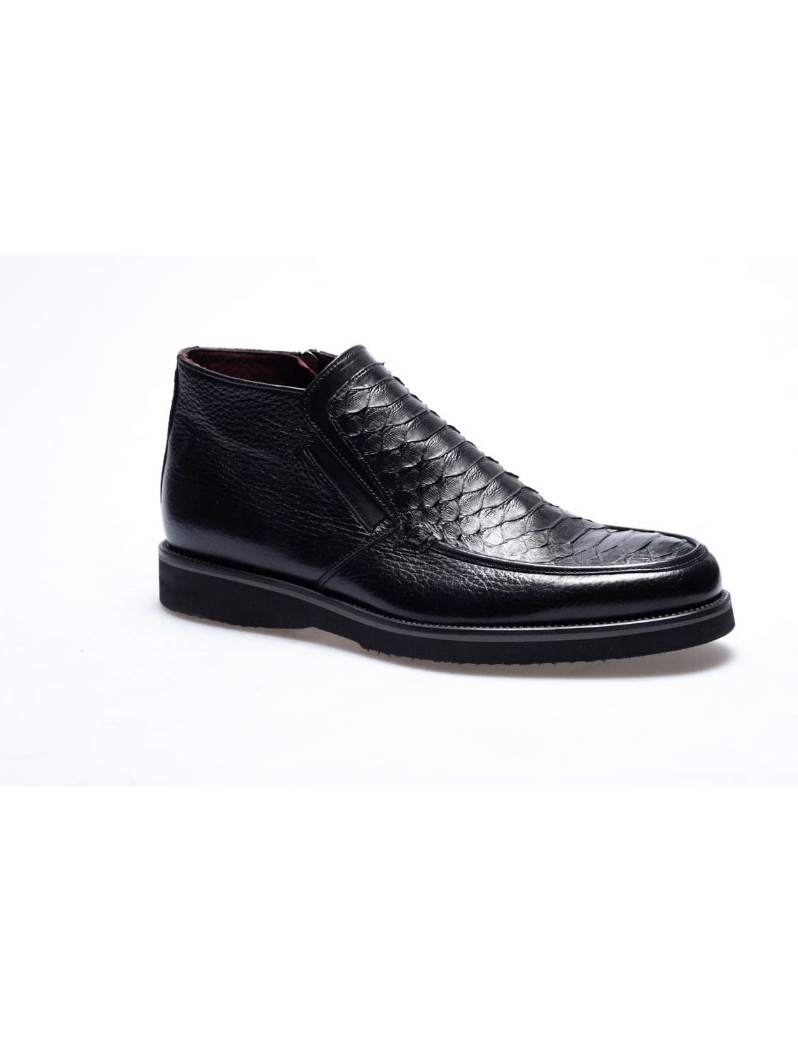 Men Black Genuine Leather Classic Shoes