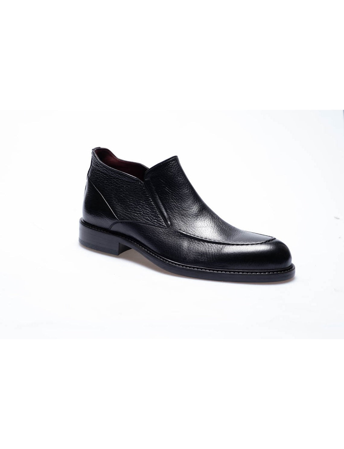 Men Black Genuine Leather Classic Shoes