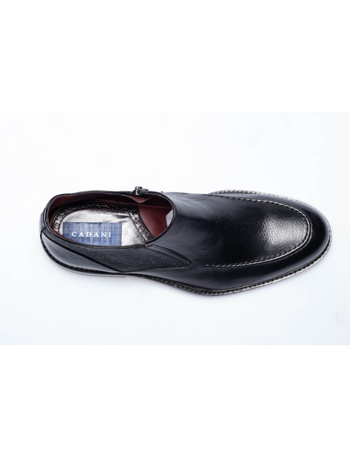 Men Black Genuine Leather Classic Shoes