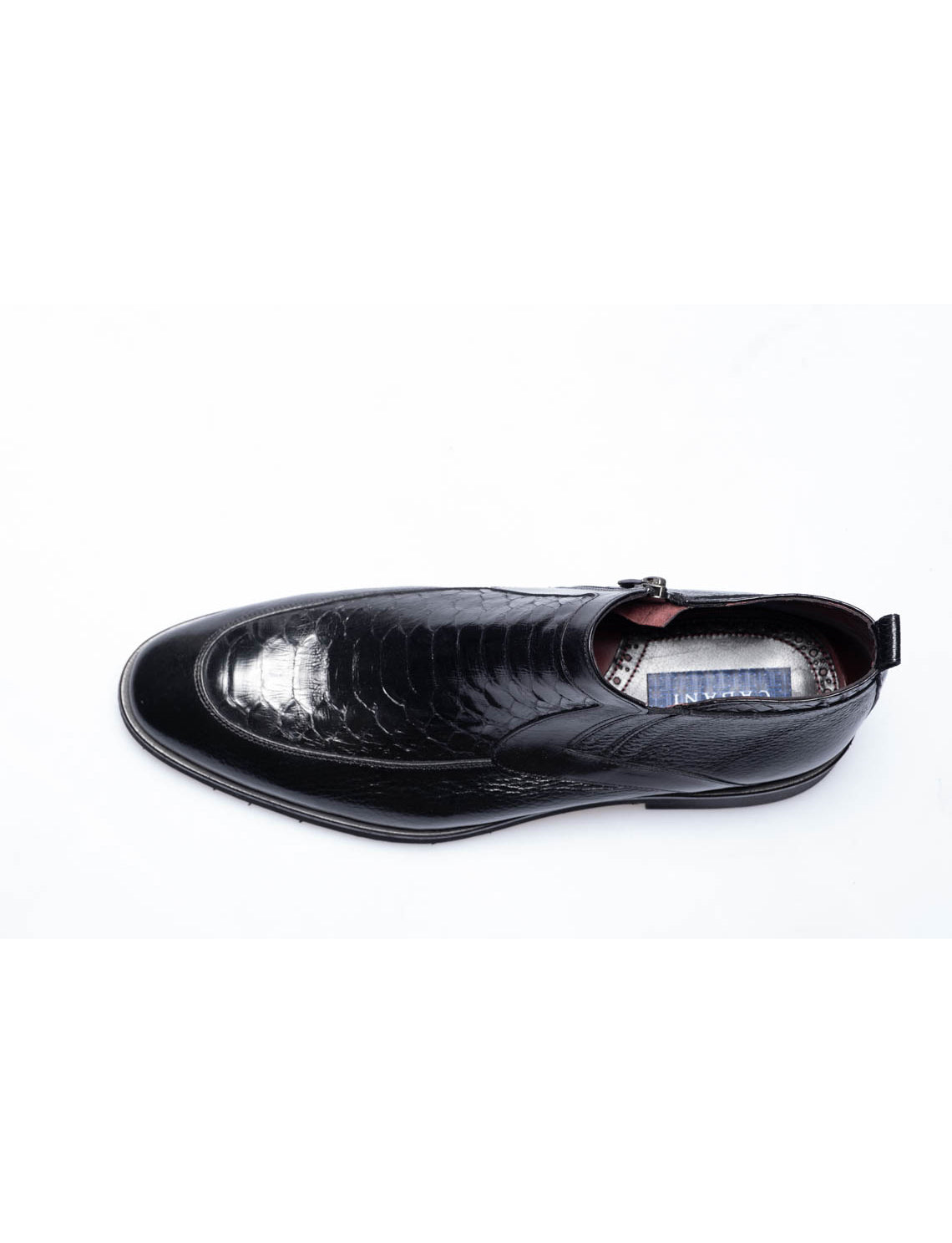 Men Black Genuine Leather Classic Shoes