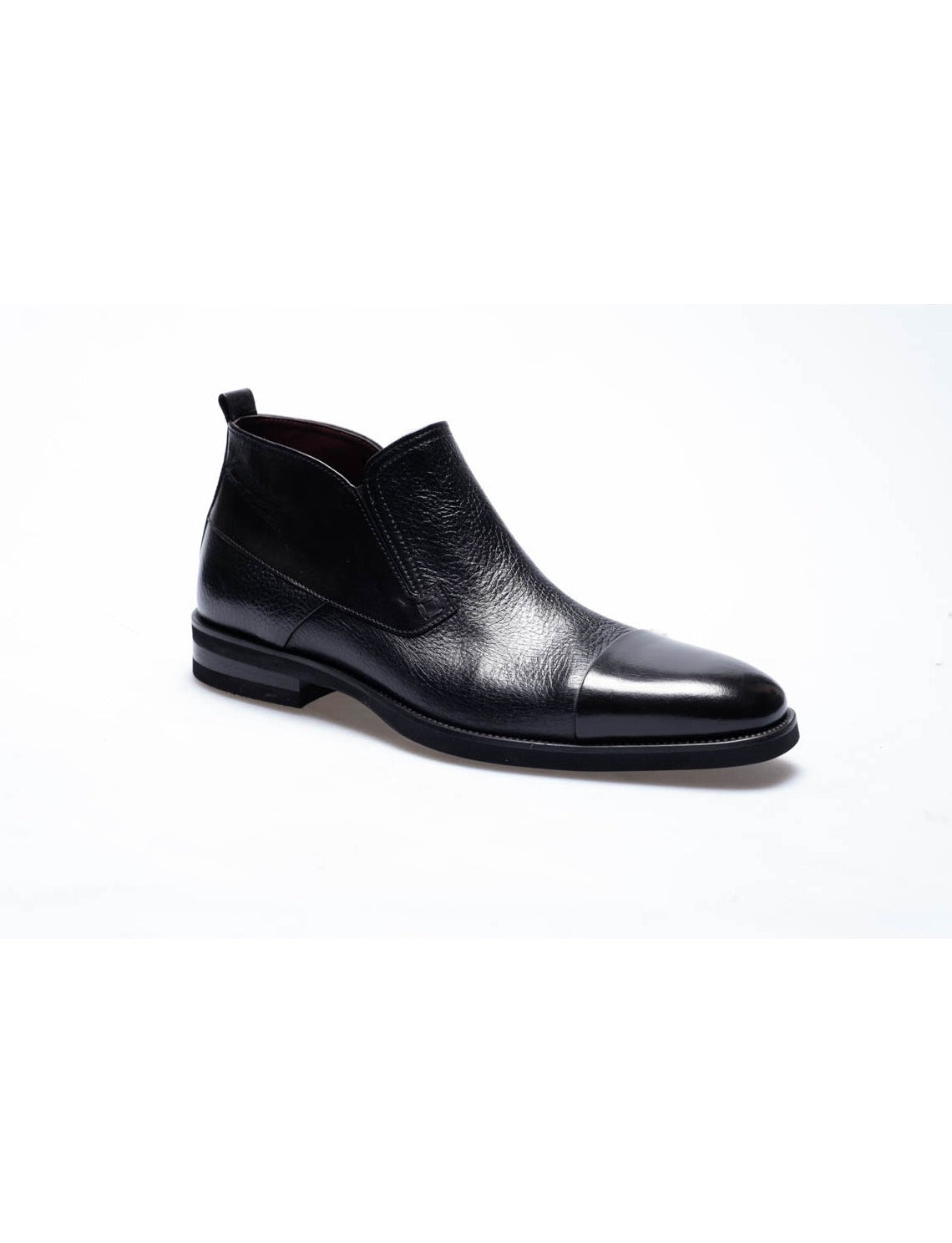 Men Black Genuine Leather Classic Shoes