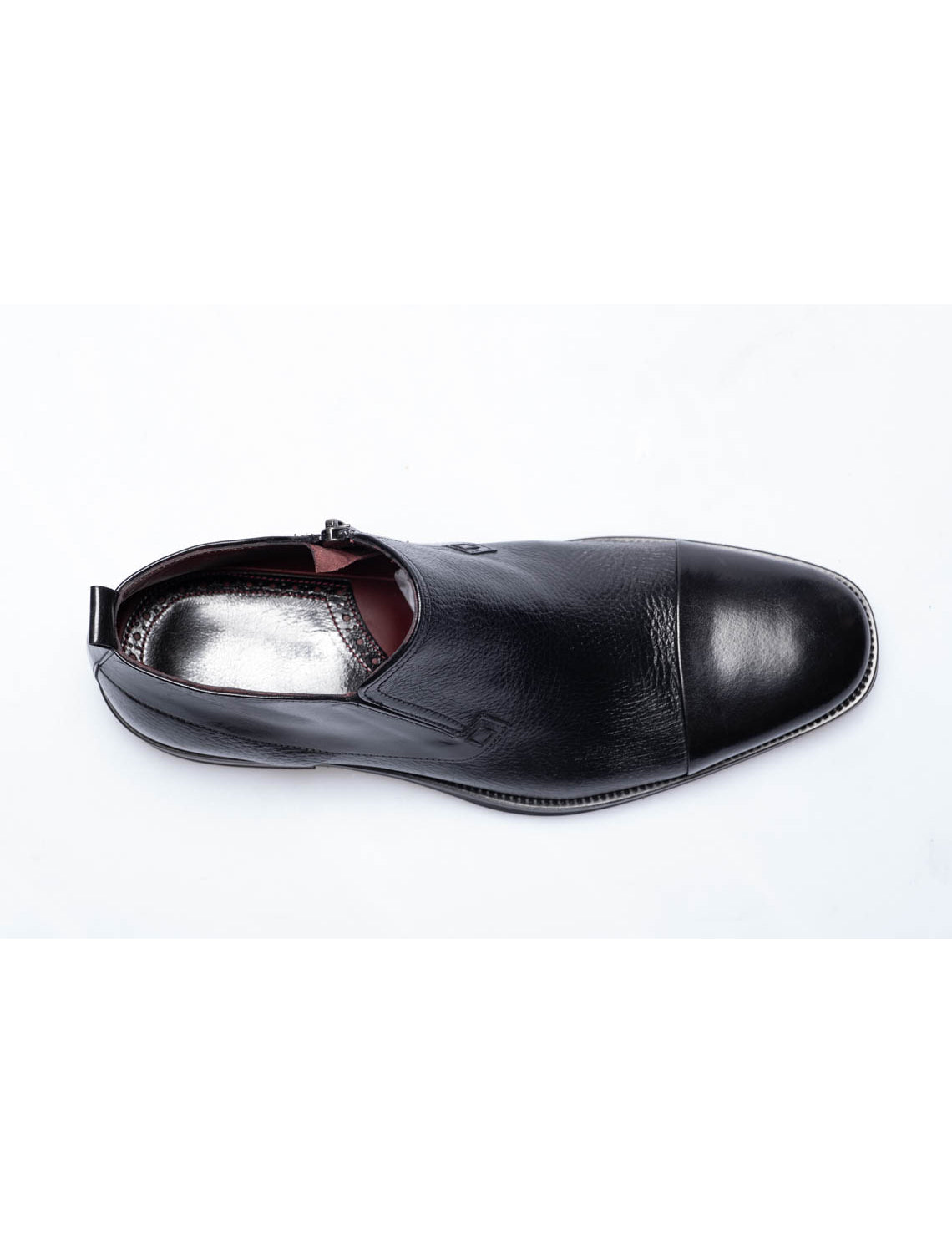 Men Black Genuine Leather Classic Shoes