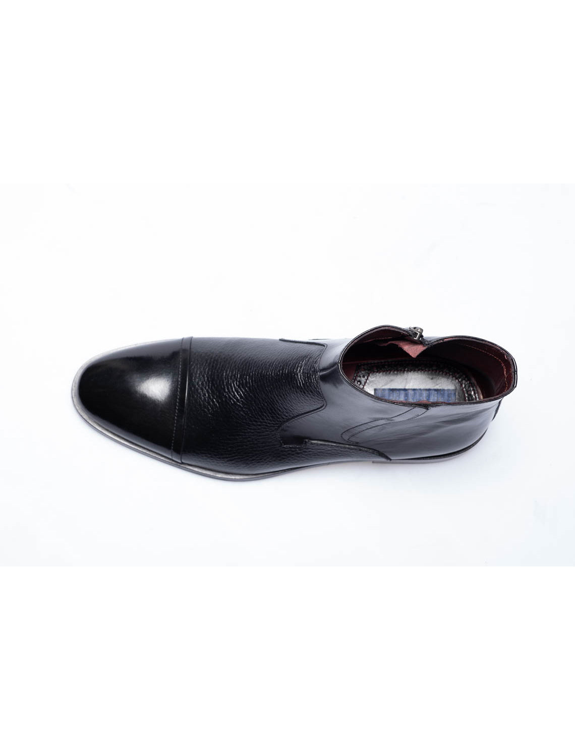 Men Black Genuine Leather Classic Shoes