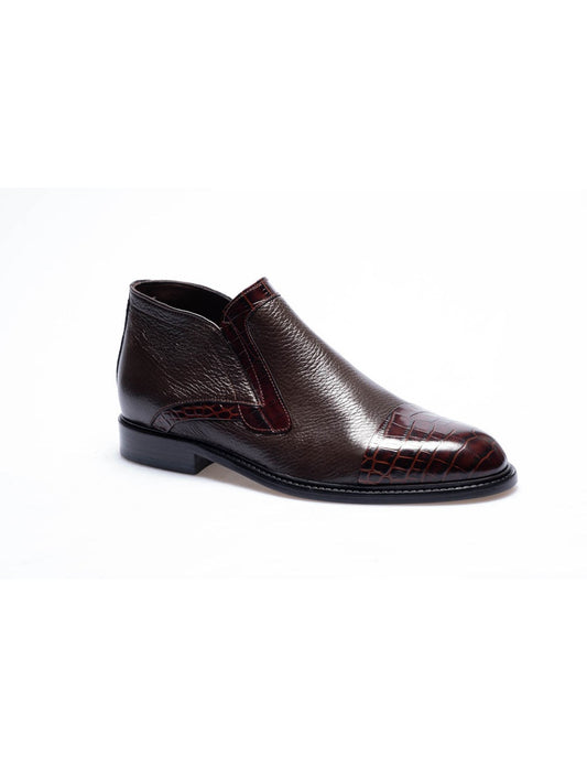 Men Brown Genuine Leather Classic Shoes