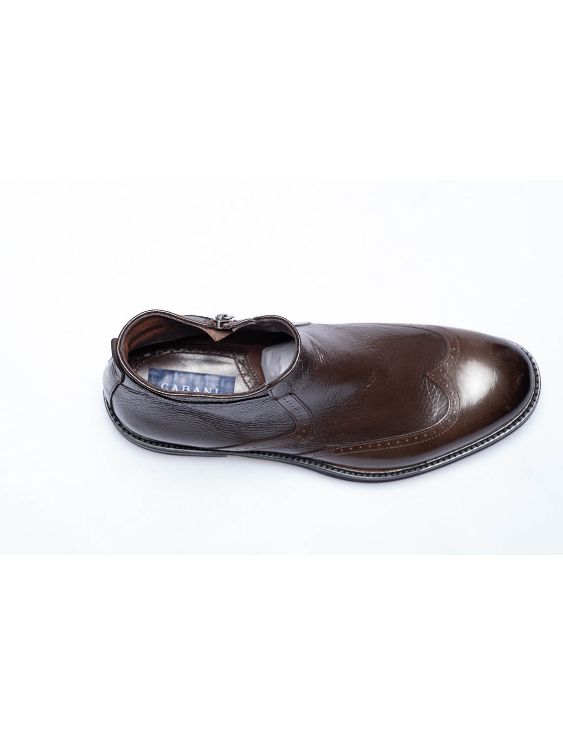 Men Brown  Genuine Leather Classic Shoes