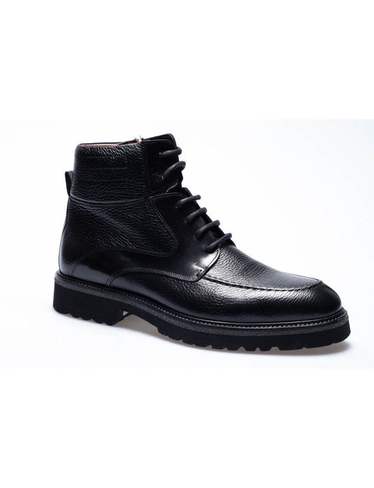 Men Black  Genuine Leather Classic Shoes