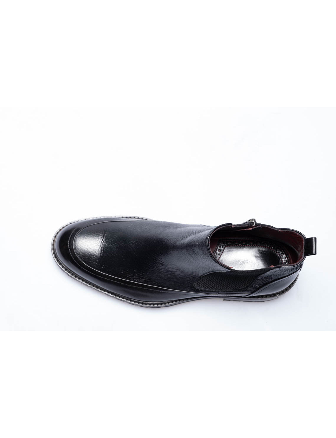 Men Black Genuine Leather Classic Shoes