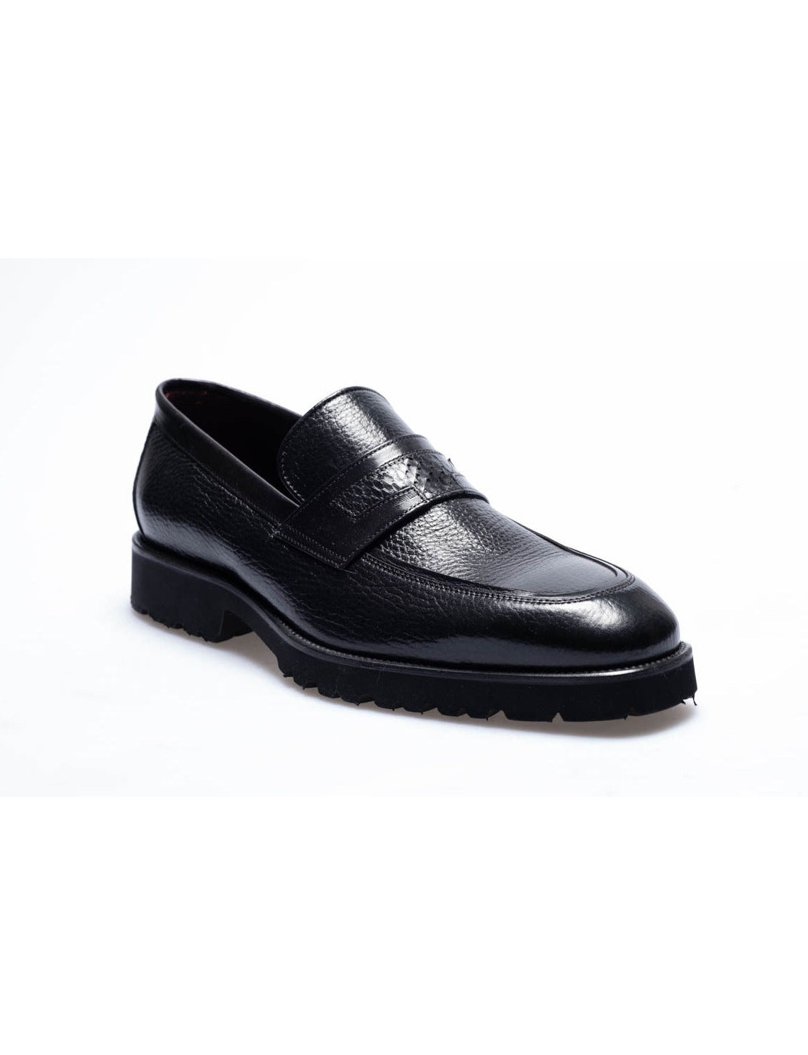 Men Black Genuine Leather Classic Shoes