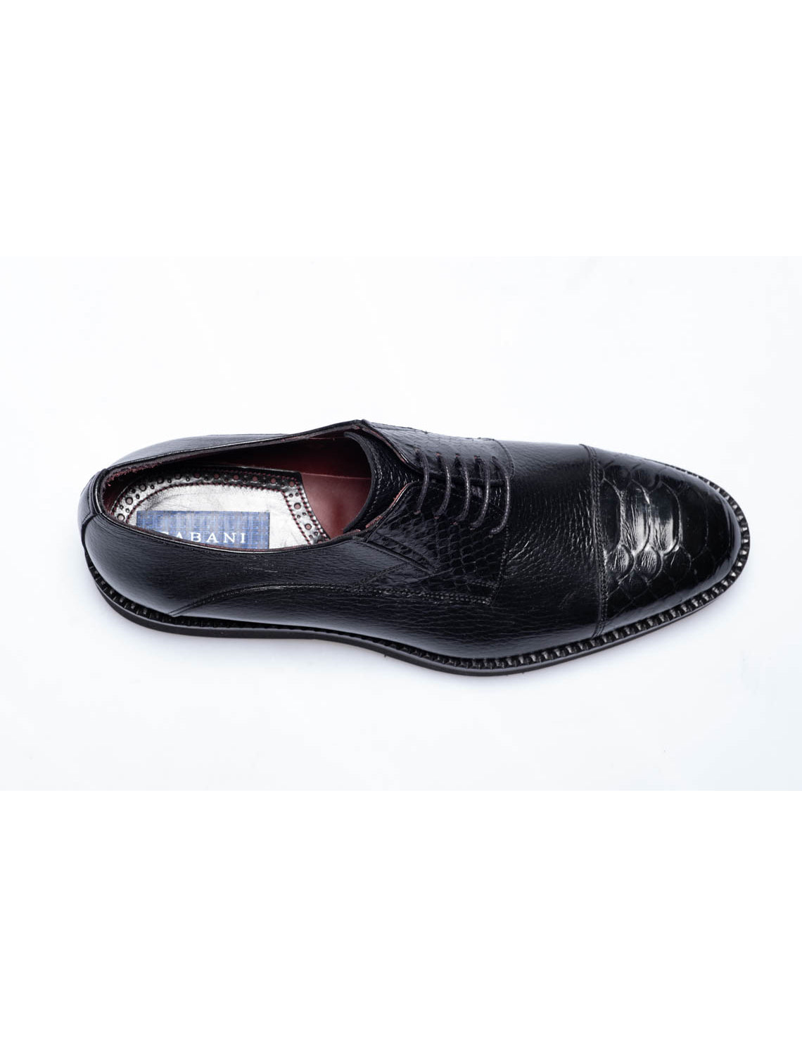 Men Black Genuine Leather Classic Shoes