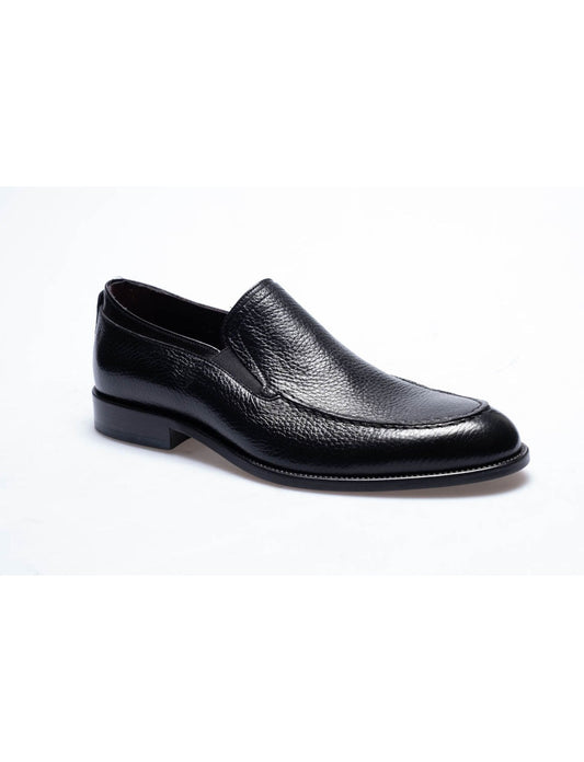 Men  Black Genuine Leather Classic Shoes