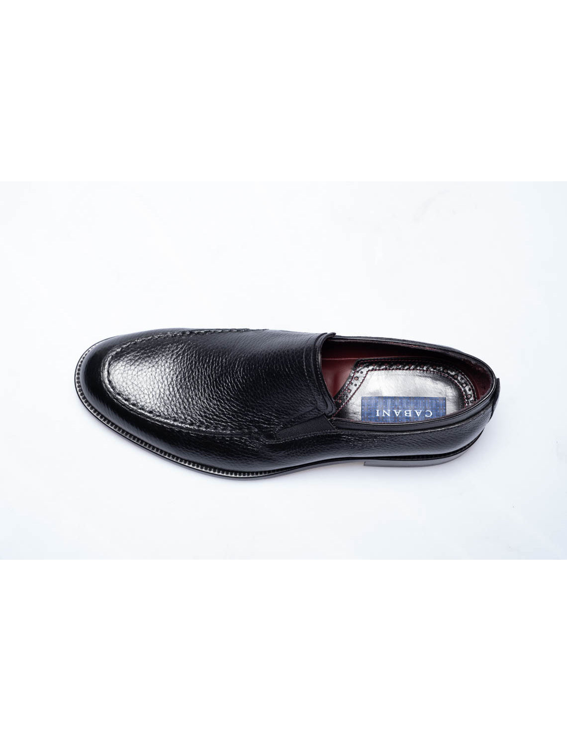 Men  Black Genuine Leather Classic Shoes